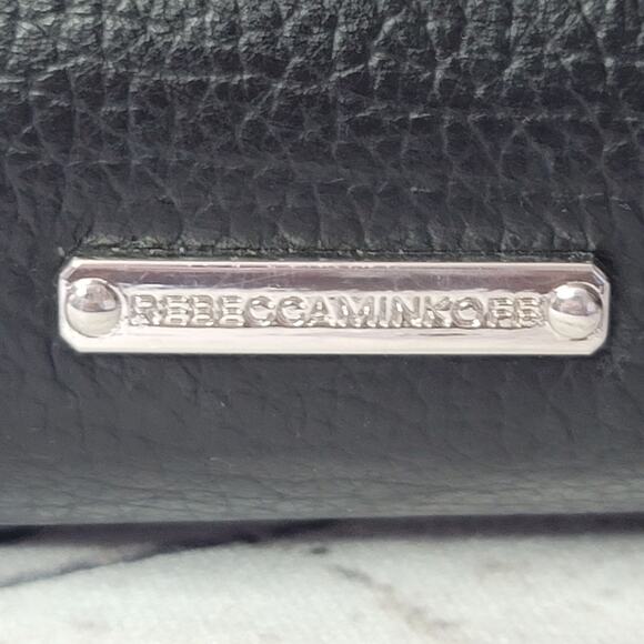 Rebecca Minkoff- Madison Satchel- Black with Studded sides-Black strap - Picture 5 of 13